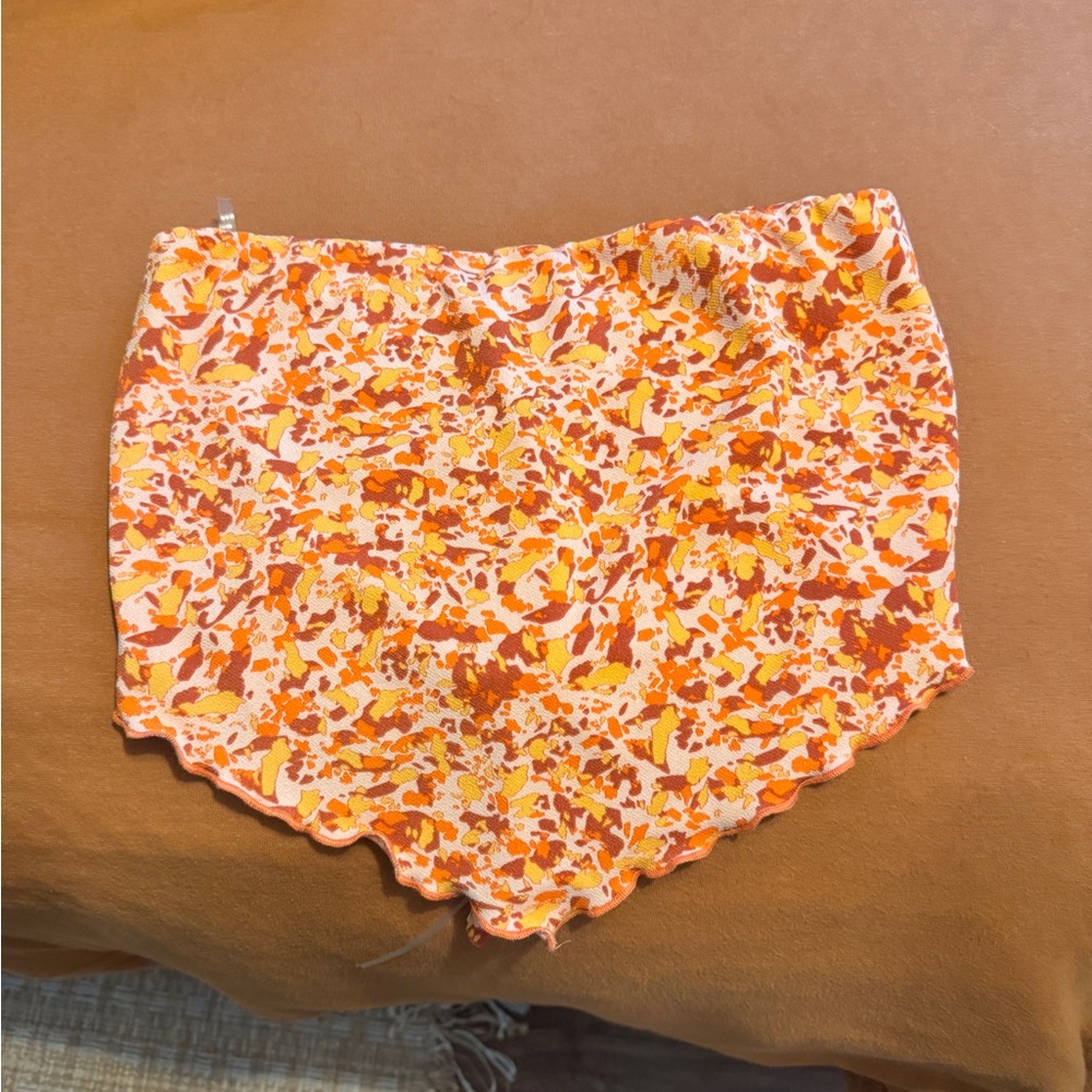 Audrey Orange and Yellow Patterned Top
